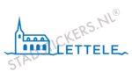 Sticker Lettele - Blauw