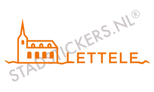 Sticker Lettele - Oranje