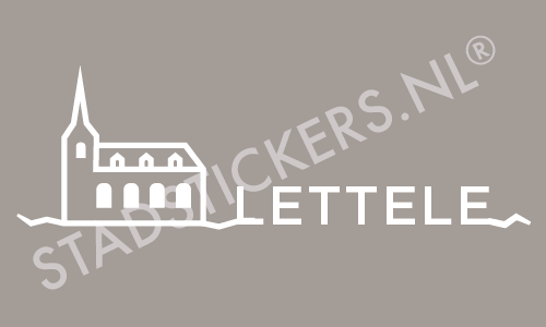 Sticker Lettele - Wit