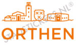 Sticker Orthen - Oranje