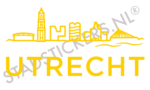 Sticker Utrecht - Geel