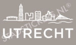 Sticker Utrecht - Wit