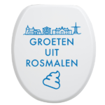 Toiletbrilsticker Rosmalen - Blauw