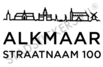 Containersticker Alkmaar - Zwart