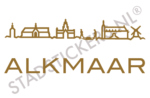 Muursticker Alkmaar - Goud