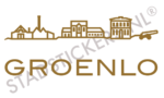 Muursticker Groenlo - Goud