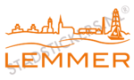 Muursticker Lemmer - Oranje