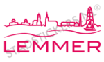 Muursticker Lemmer - Roze
