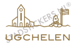 Muursticker Ugchelen - Goud