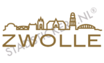 Muursticker Zwolle - Goud