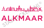 Sticker Alkmaar - Roze