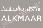 Sticker Alkmaar - Wit