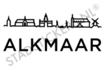 Sticker Alkmaar - Zwart