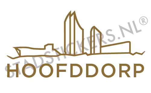 Sticker Hoofddorp - Goud