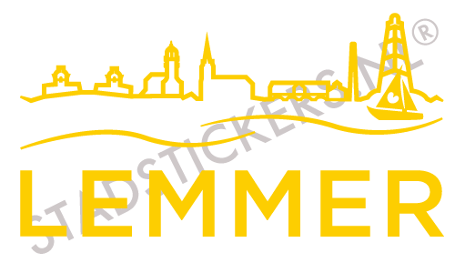 Sticker Lemmer - Geel