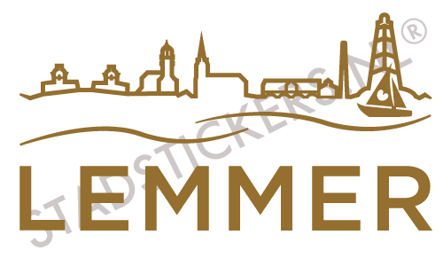 Sticker Lemmer - Goud