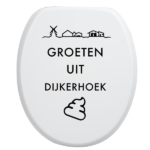 Toiletbrilsticker - Dijkerhoek