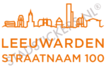 Containersticker Leeuwarden - Oranje