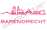 Muursticker Barendrecht - Roze