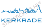 Muursticker Kerkrade - Blauw