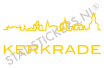 Muursticker Kerkrade - Geel