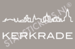 Muursticker Kerkrade - Wit