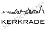 Muursticker Kerkrade - Zwart