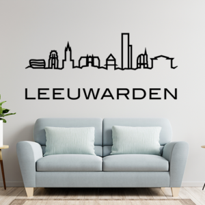 Muursticker Leeuwarden