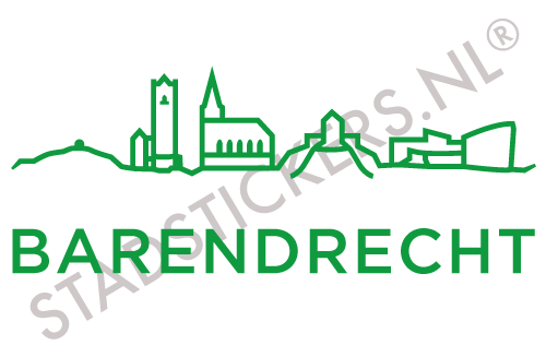 Sticker Barendrecht - Groen