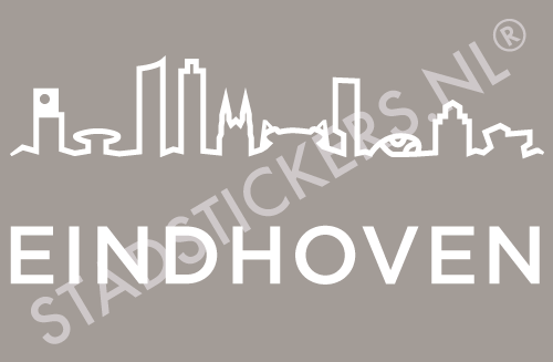 Sticker Eindhoven - Wit