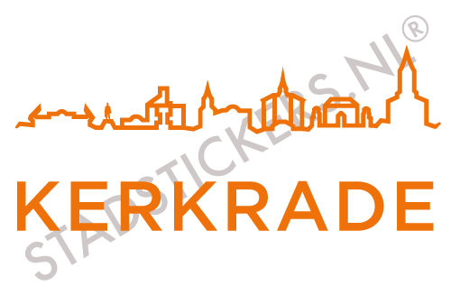 Sticker Kerkrade - Oranje