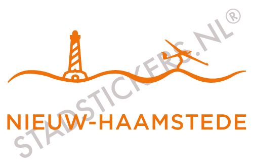 Sticker Nieuw-Haamstede - Oranje