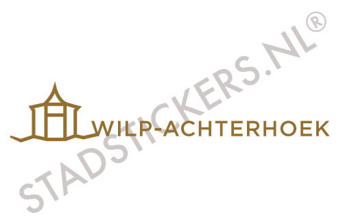 Sticker Wilp-Achterhoek - Goud