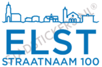 Containersticker Elst - Blauw