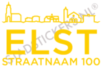 Containersticker Elst - Geel