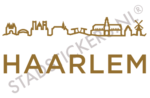 Sticker Haarlem - Goud