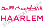 Sticker Haarlem - Roze