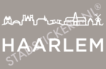 Sticker Haarlem - Wit