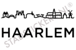 Sticker Haarlem - Zwart