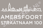 Containersticker Amersfoort - Wit