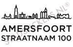 Containersticker Amersfoort - Zwart