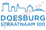 Containersticker Doesburg - Blauw