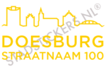 Containersticker Doesburg - Geel