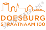 Containersticker Doesburg - Oranje
