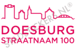 Containersticker Doesburg - Roze