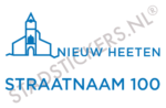 Containersticker Nieuw Heeten - Blauw