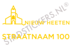 Containersticker Nieuw Heeten - Geel