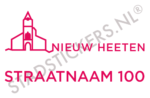 Containersticker Nieuw Heeten - Roze
