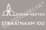 Containersticker Nieuw Heeten - Wit