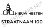 Containersticker Nieuw Heeten - Zwart